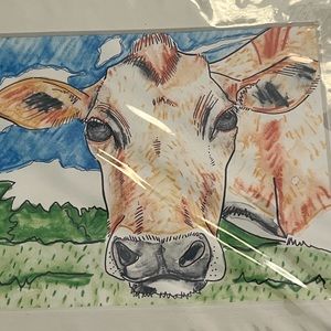 Cow Drawing. Ryann Annadella